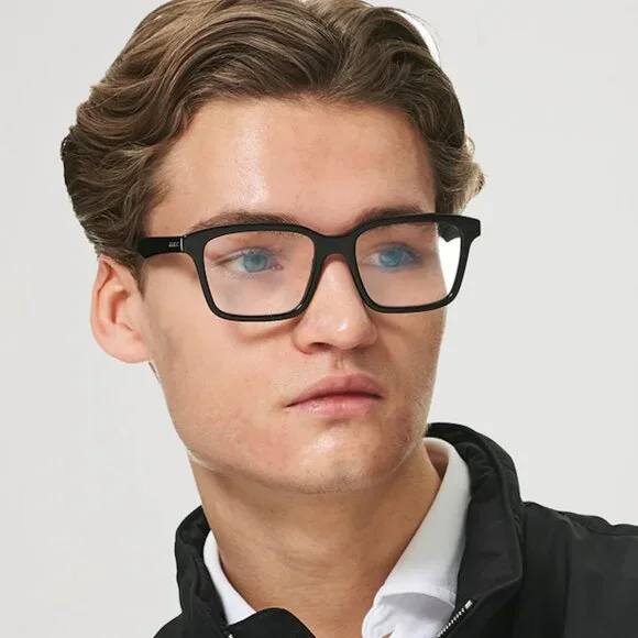 NEW GUCCI EYEGLASSES SQUARE BLACK MEN GUCCI GG0964S 001